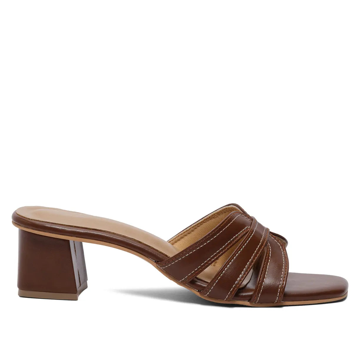 Paula Slip-on Heels Ahmad Arts