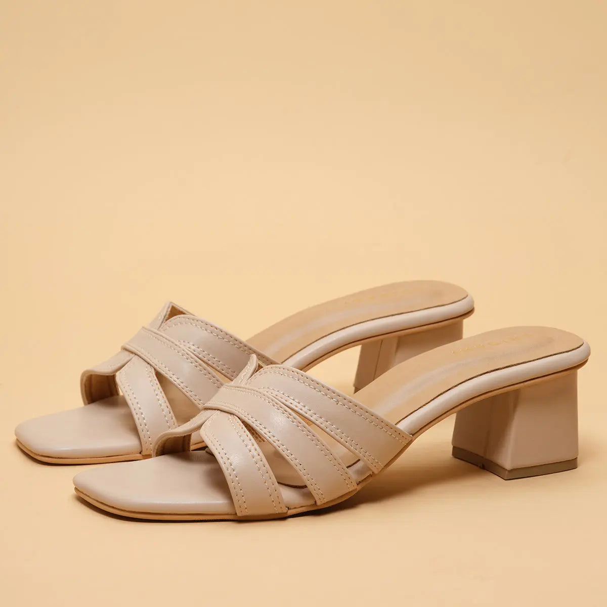 Paula Slip-on Heels Ahmad Arts