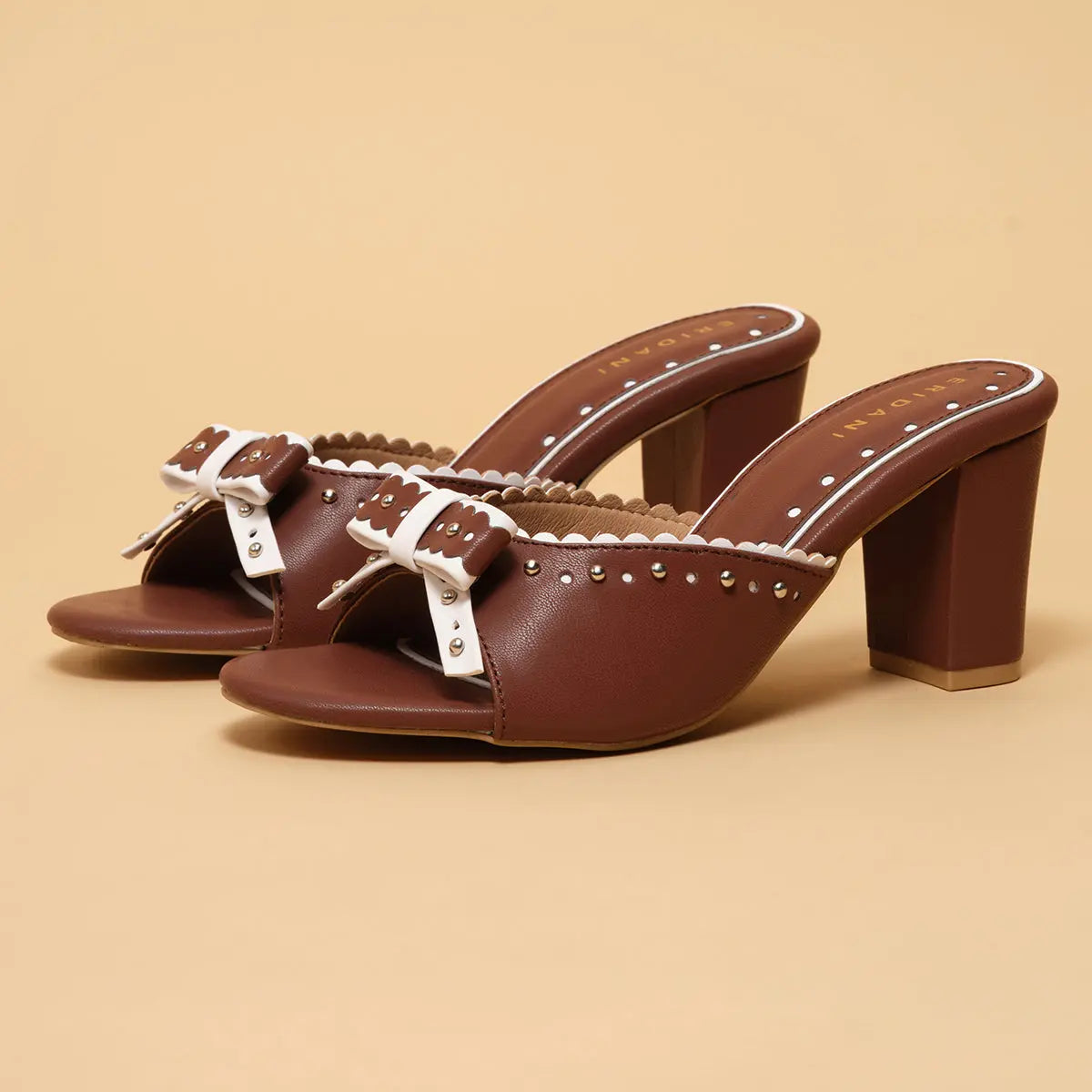 Polka Knot Heels Saifi Traders