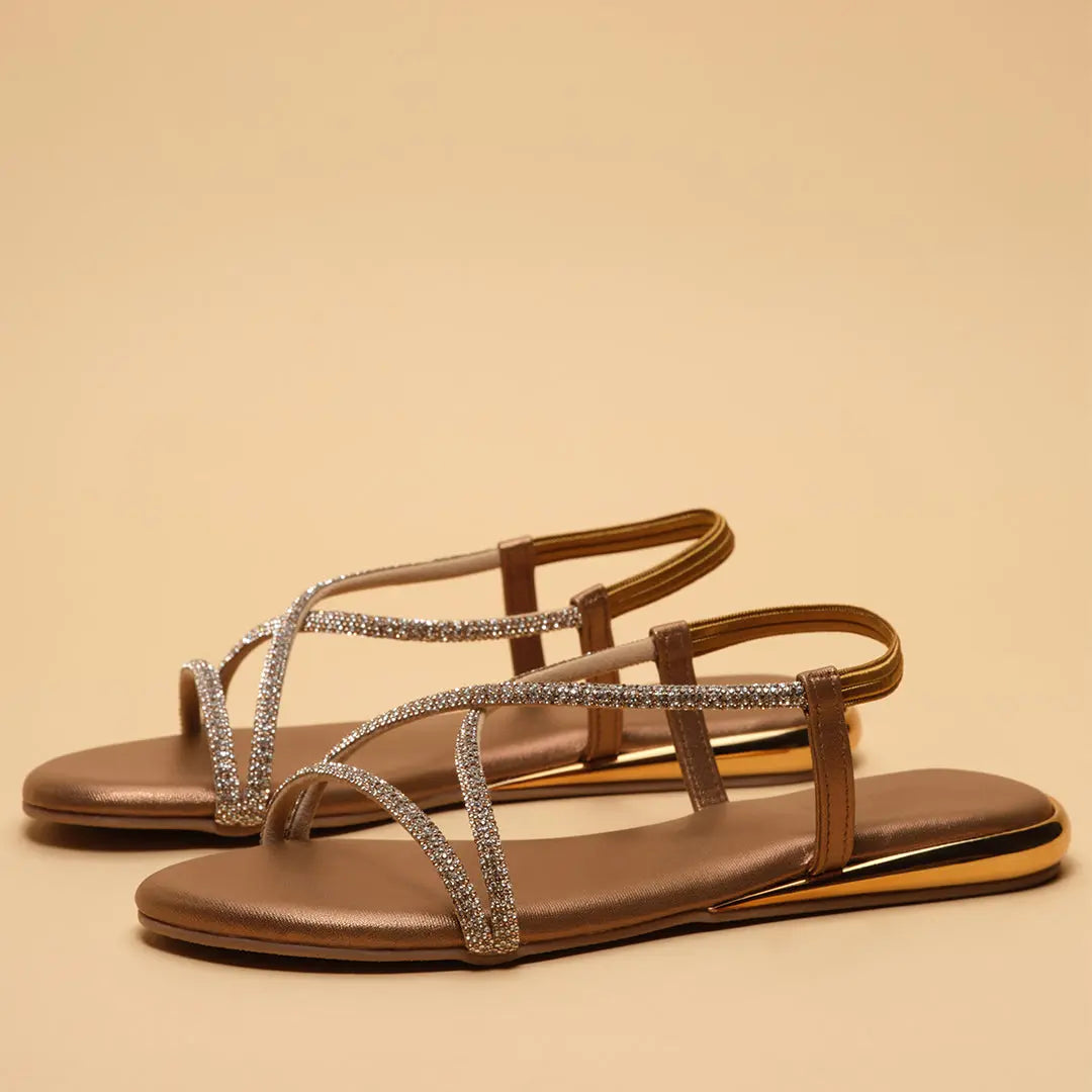 Praya Embellished Flats Come