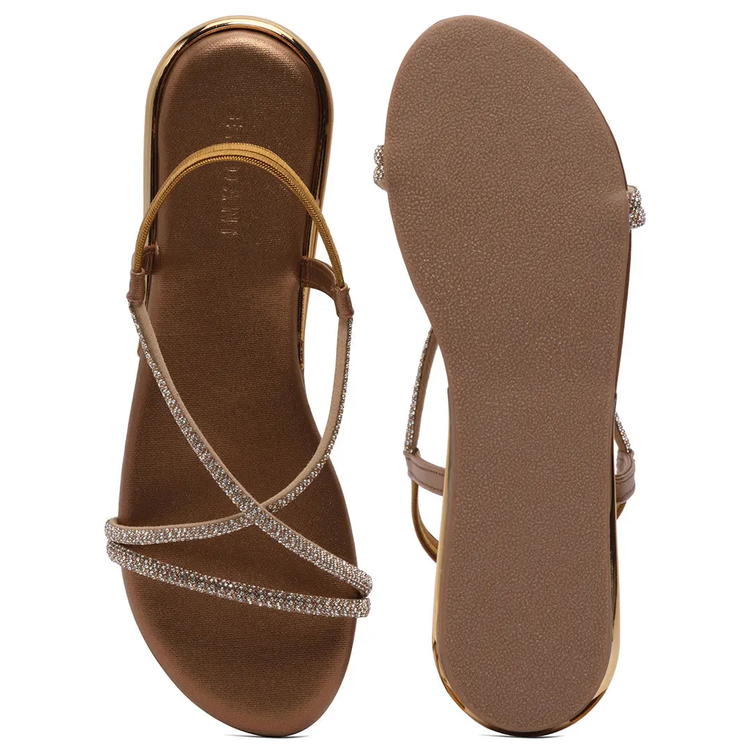 Praya Embellished Flats Come