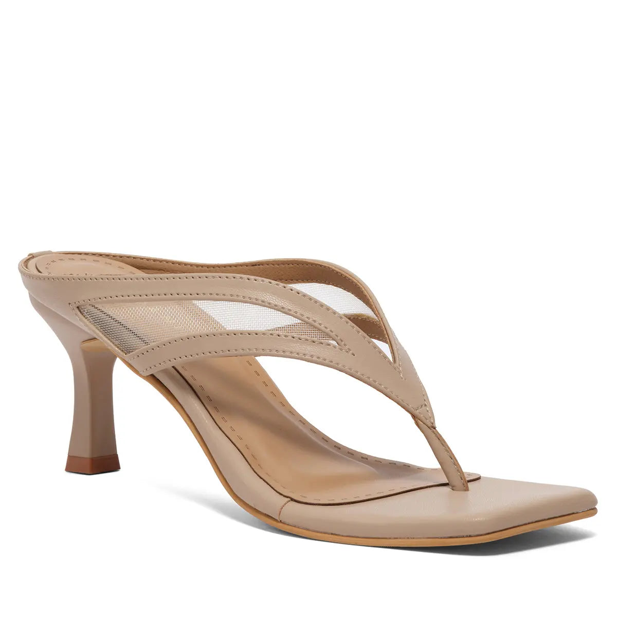 Prune Thong Heels Macro Footwear