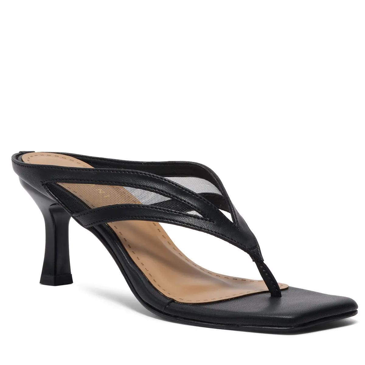 Prune Thong Heels Macro Footwear