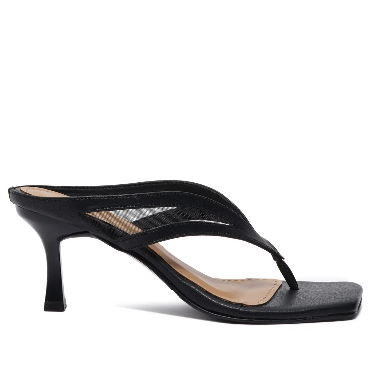 Prune Thong Heels Macro Footwear