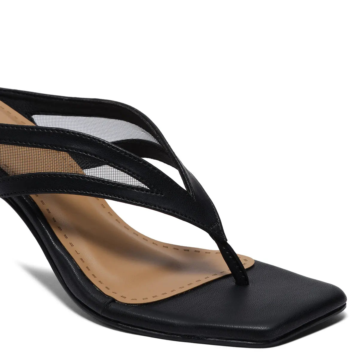 Prune Thong Heels Macro Footwear