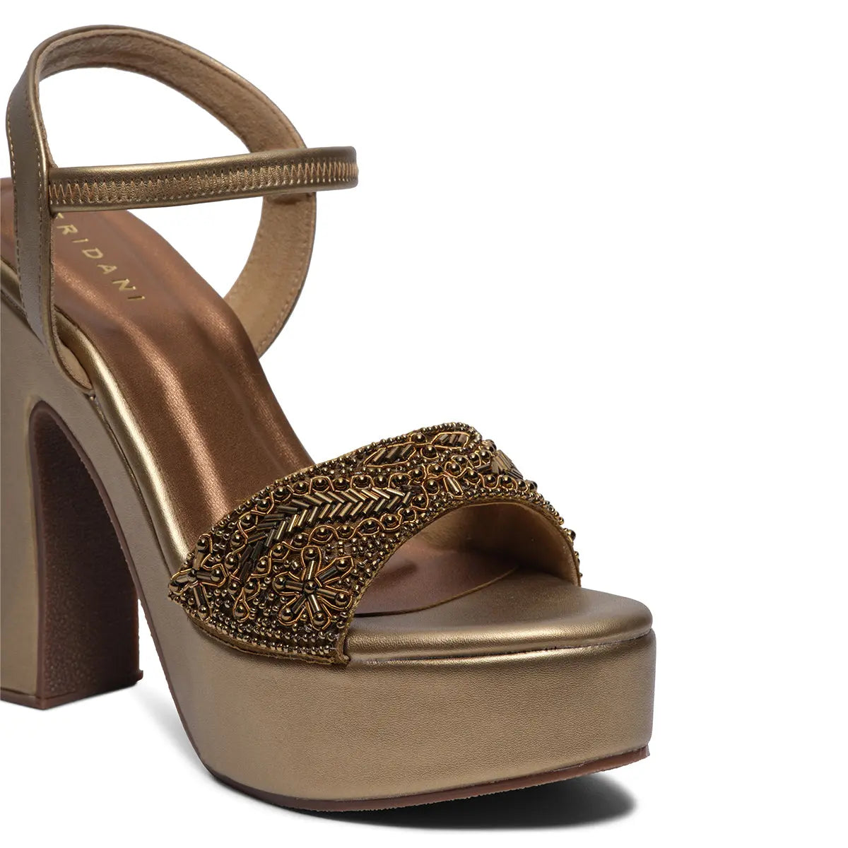 Rasha Embroidered Heels Mahek Footwear