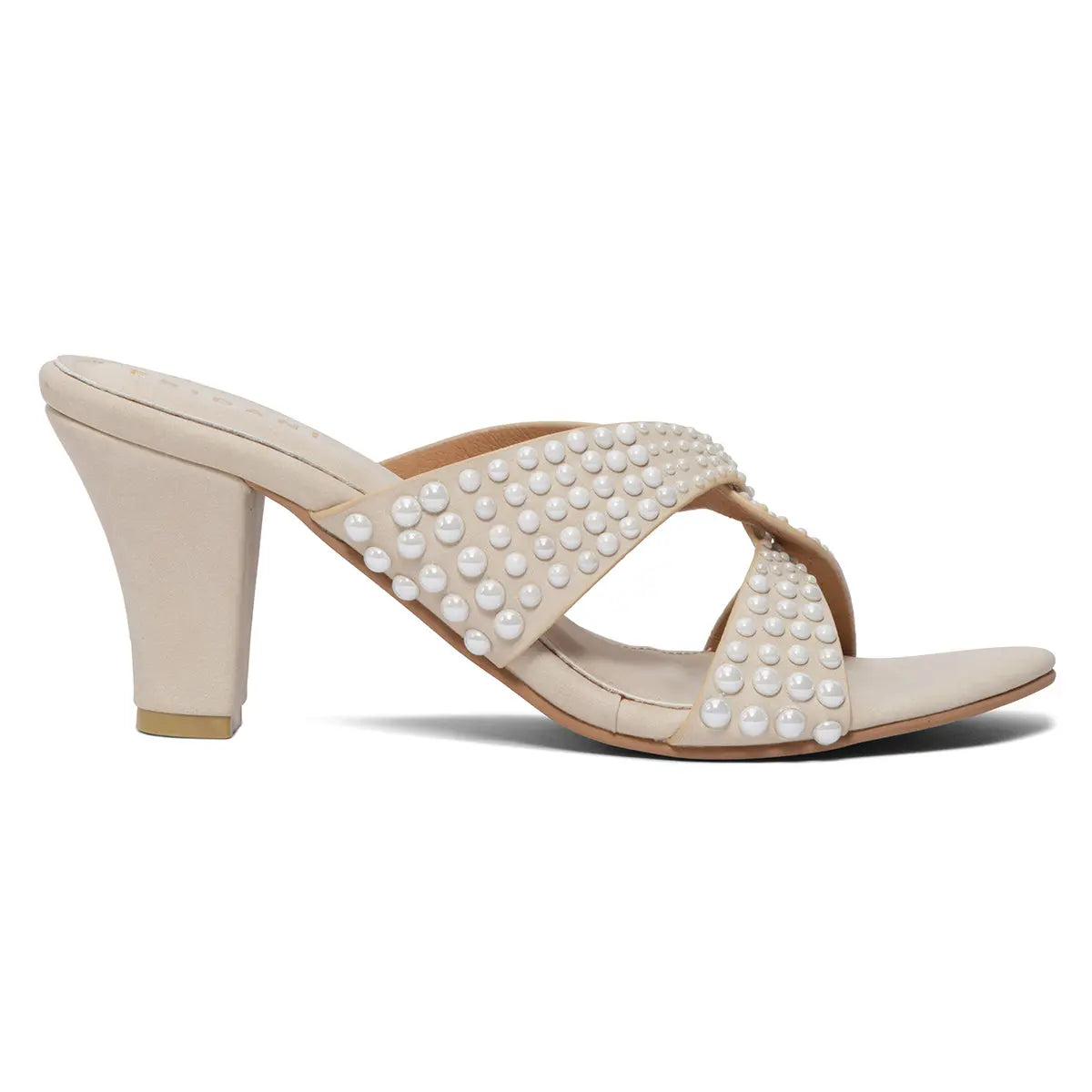 Rebecca Studded Heels Diamond Footwear