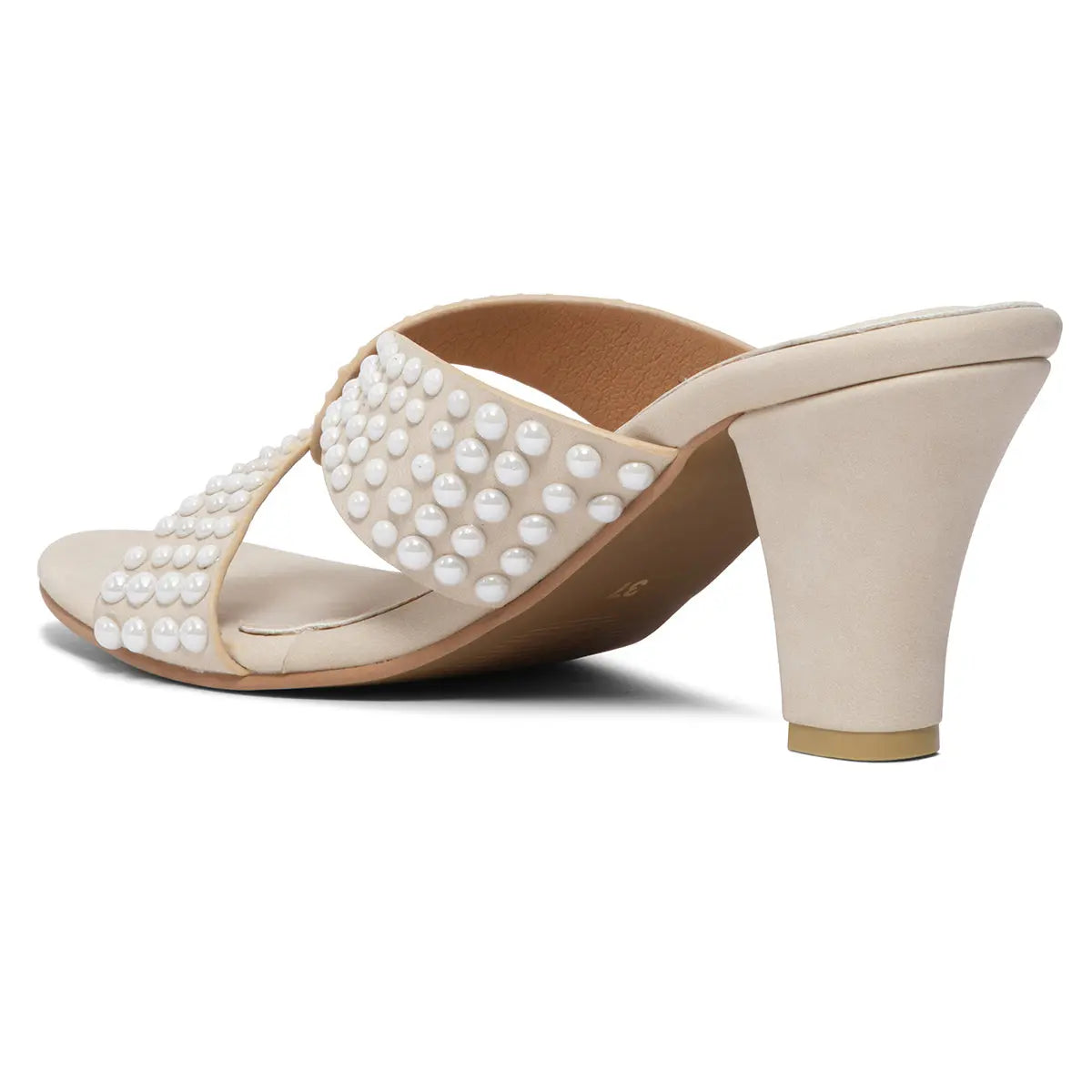 Rebecca Studded Heels Diamond Footwear
