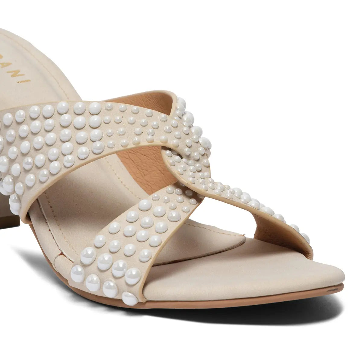 Rebecca Studded Heels Diamond Footwear