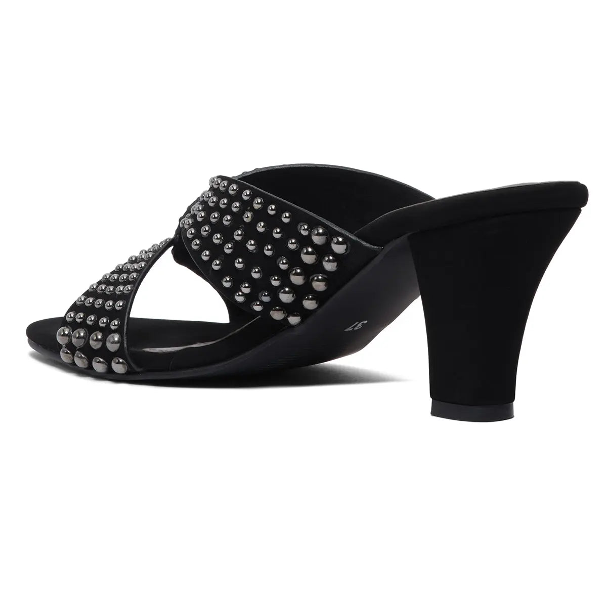 Rebecca Studded Heels Diamond Footwear
