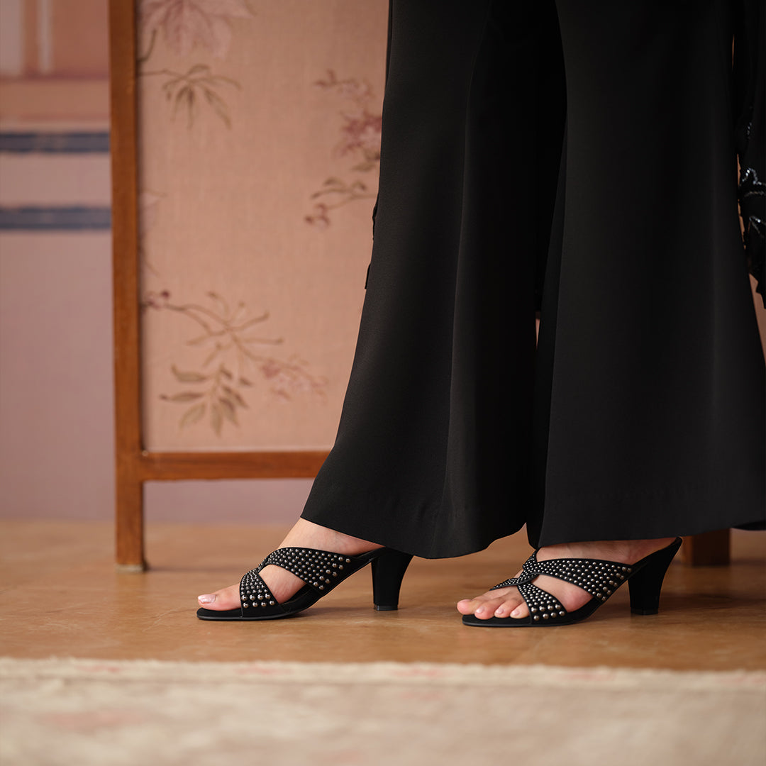 Rebecca Studded Heels