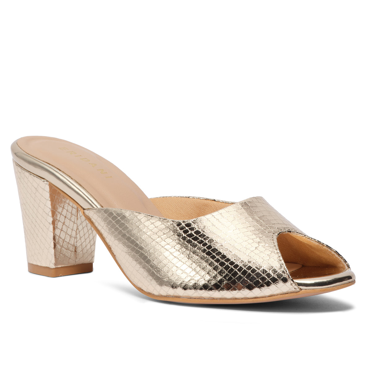 Rheia Metallic Heels