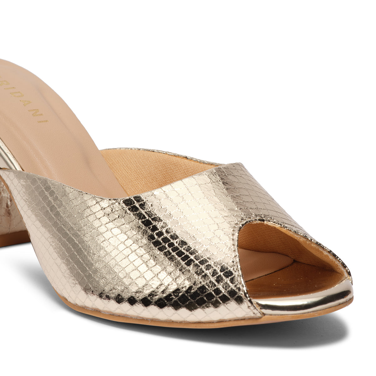 Rheia Metallic Heels