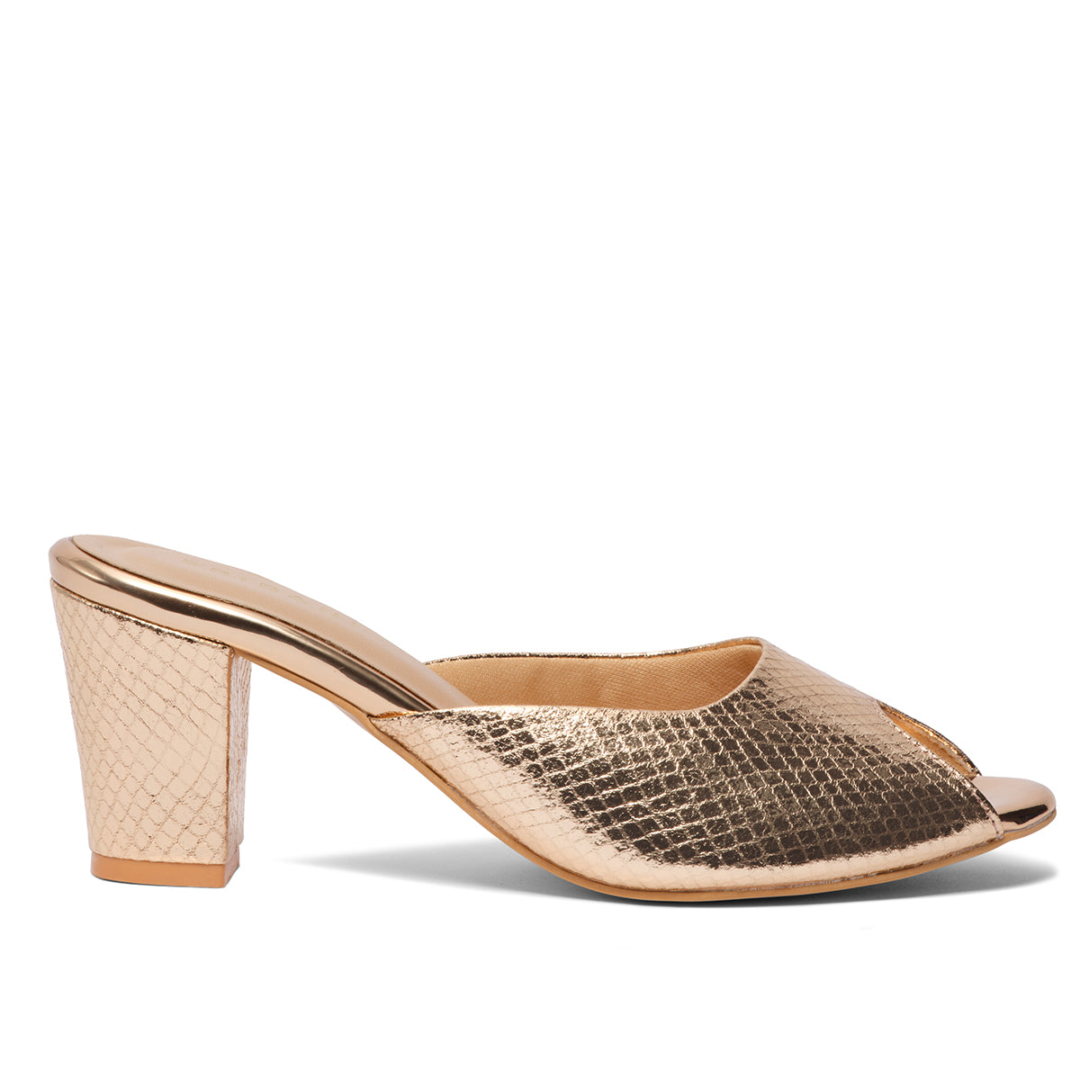 Rheia Metallic Heels