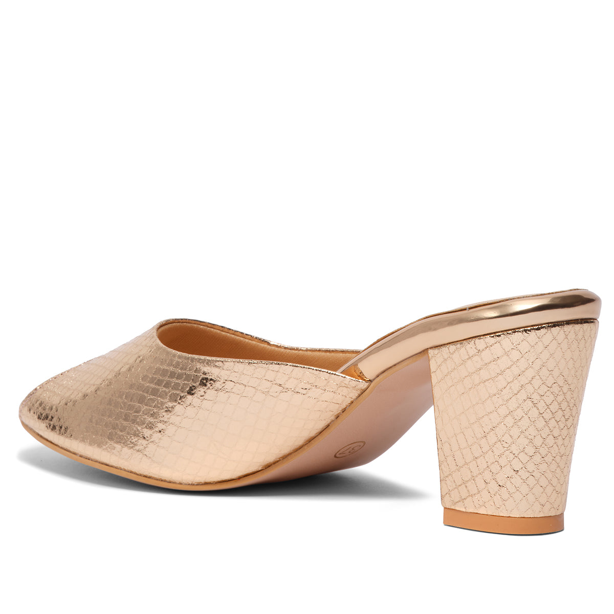 Rheia Metallic Heels