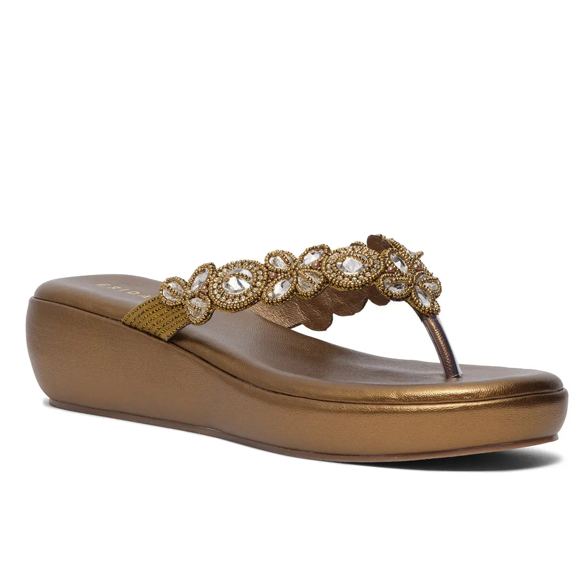 Riyana Thong Wedges Regina Footwear