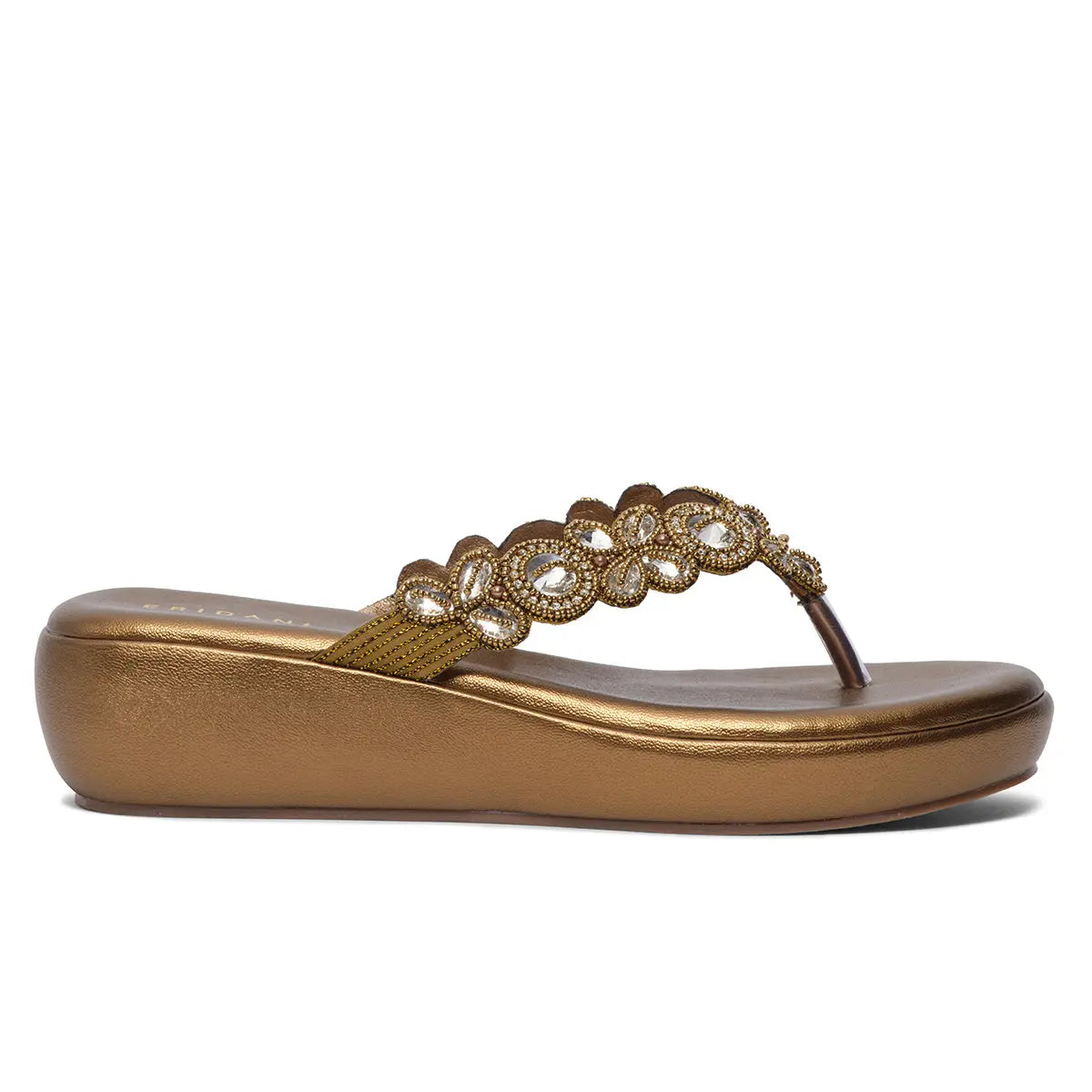 Riyana Thong Wedges Regina Footwear