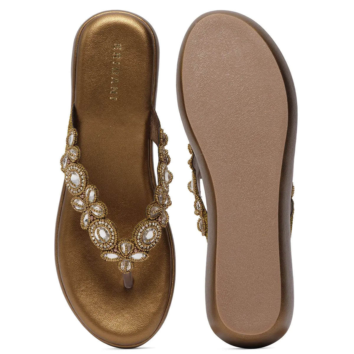 Riyana Thong Wedges Regina Footwear