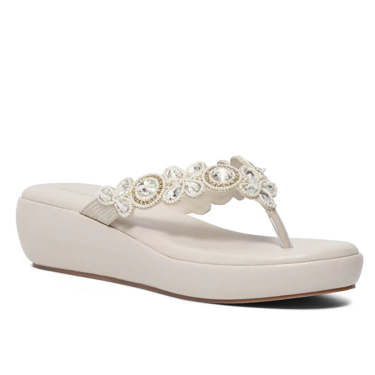Riyana Thong Wedges Regina Footwear