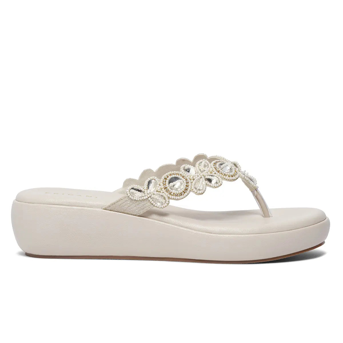 Riyana Thong Wedges Regina Footwear