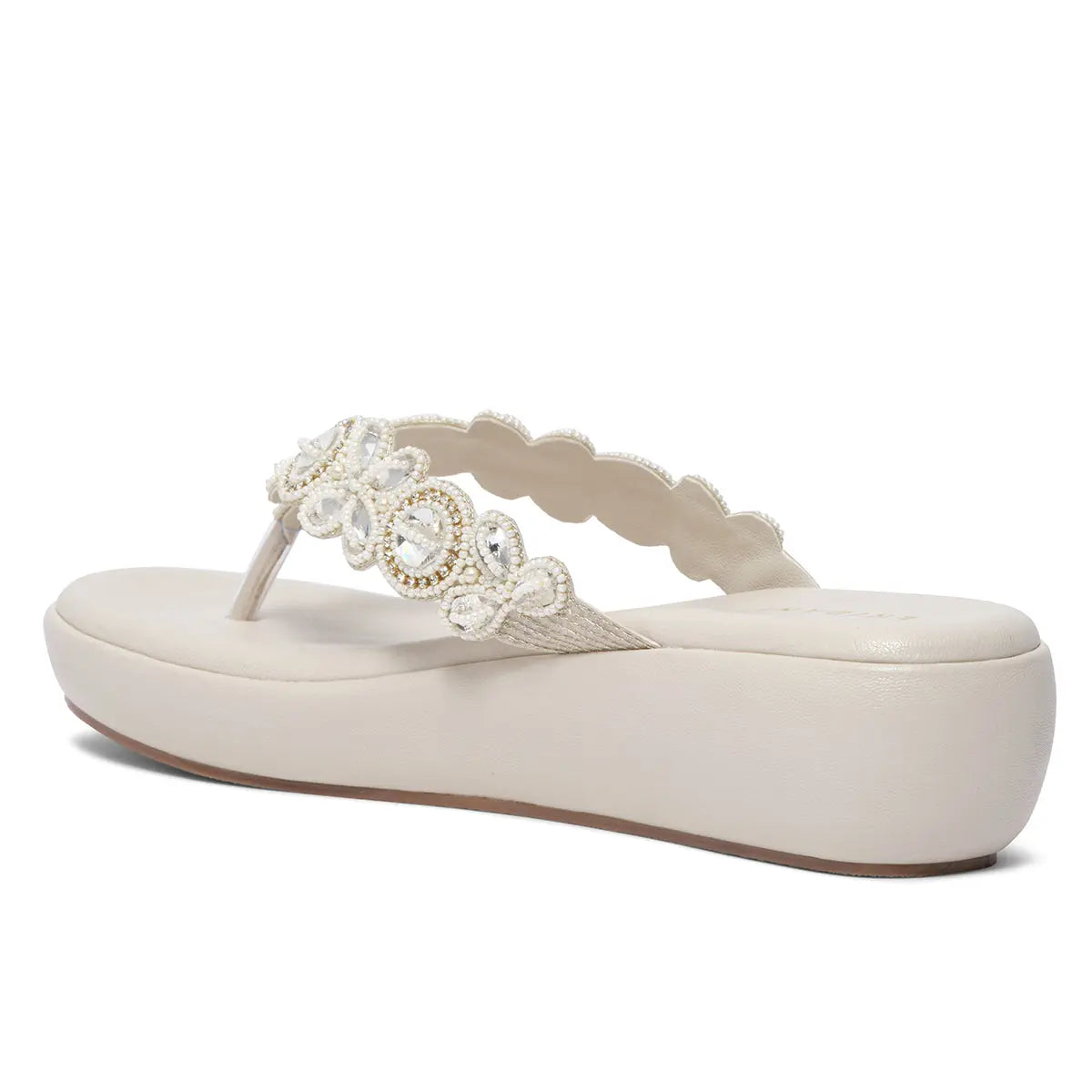 Riyana Thong Wedges Regina Footwear