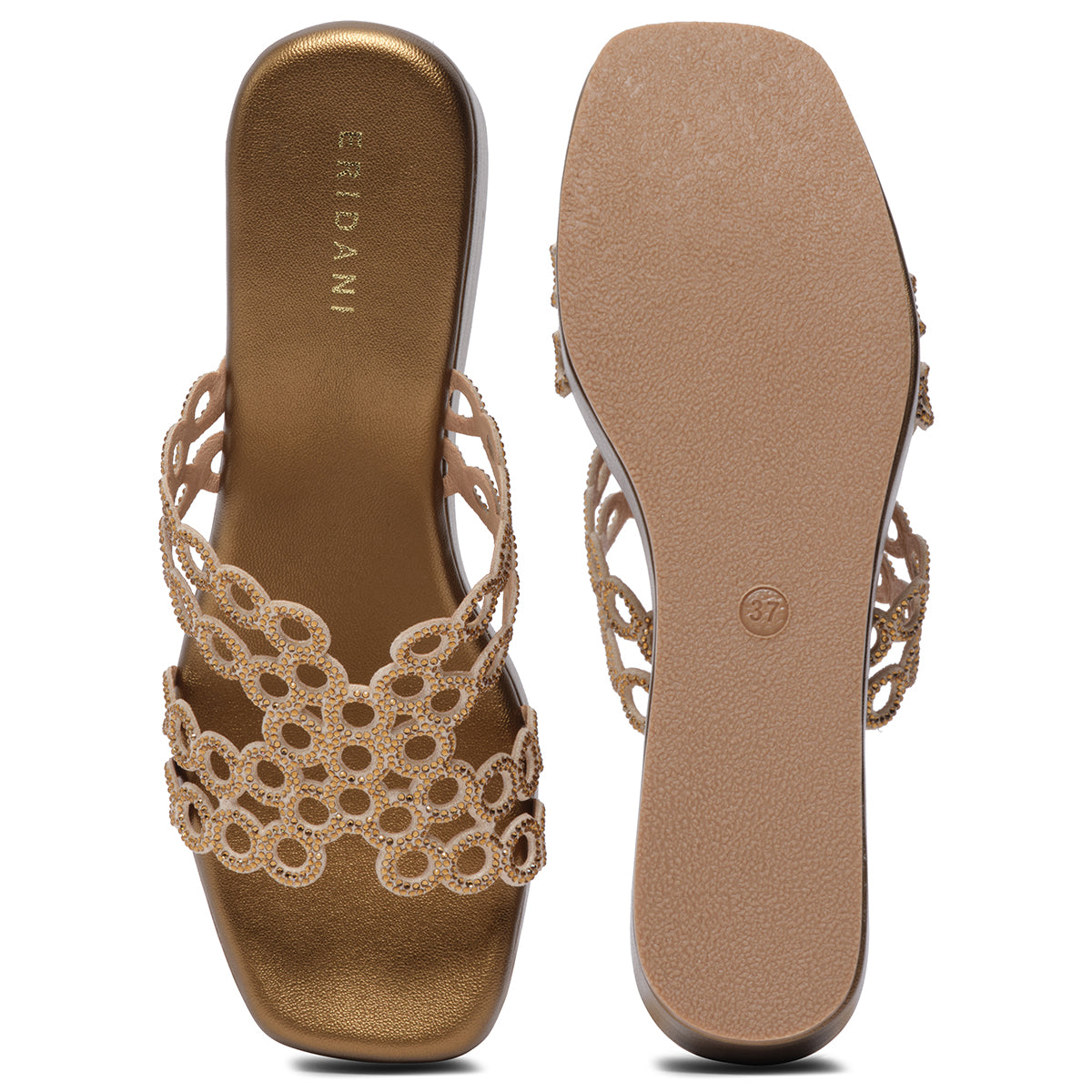 Roohani Rhinestone Wedges