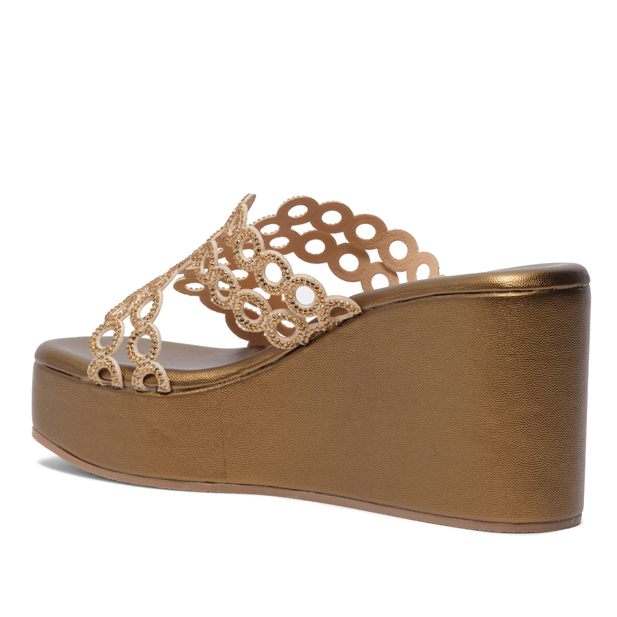 Roohani Rhinestone Wedges