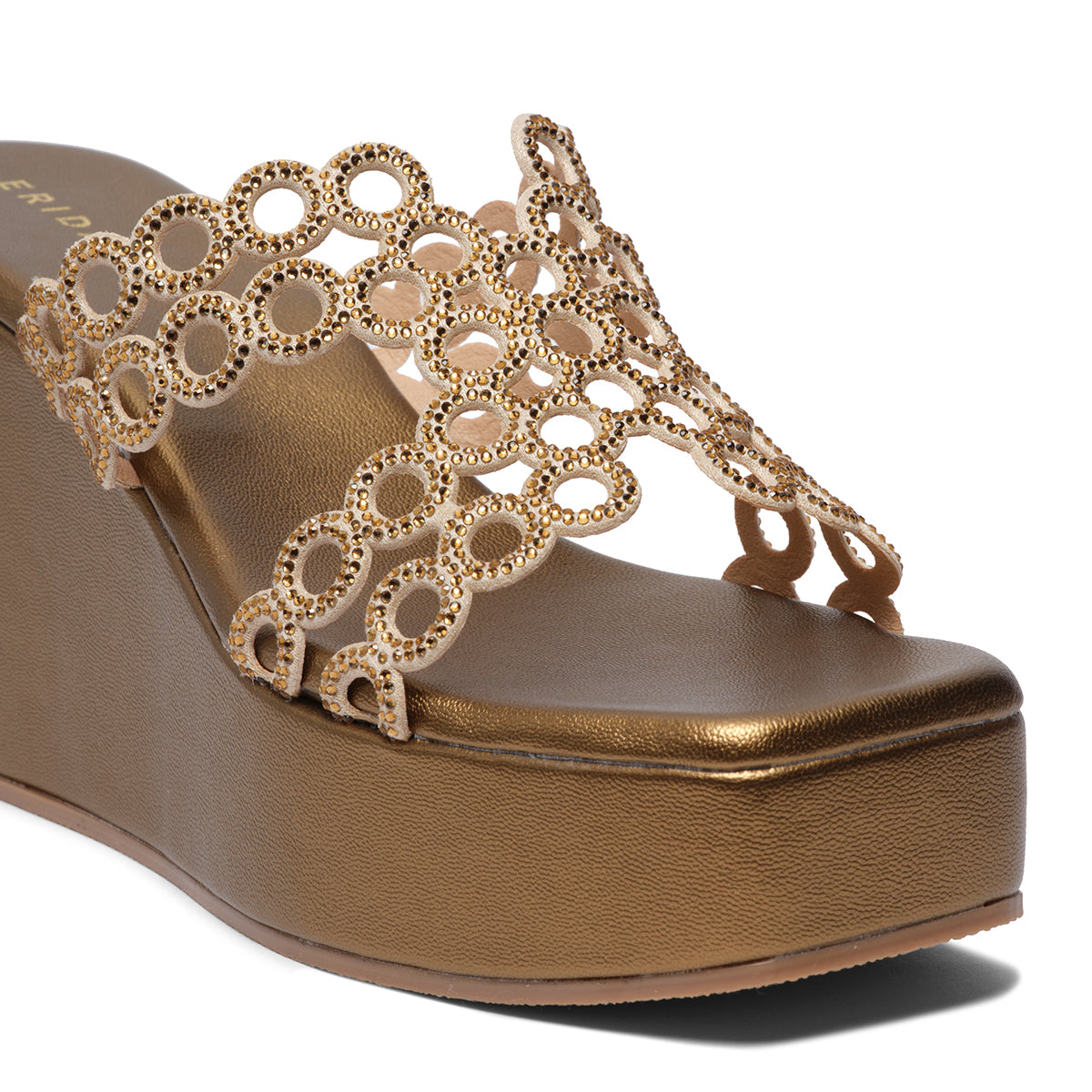 Roohani Rhinestone Wedges