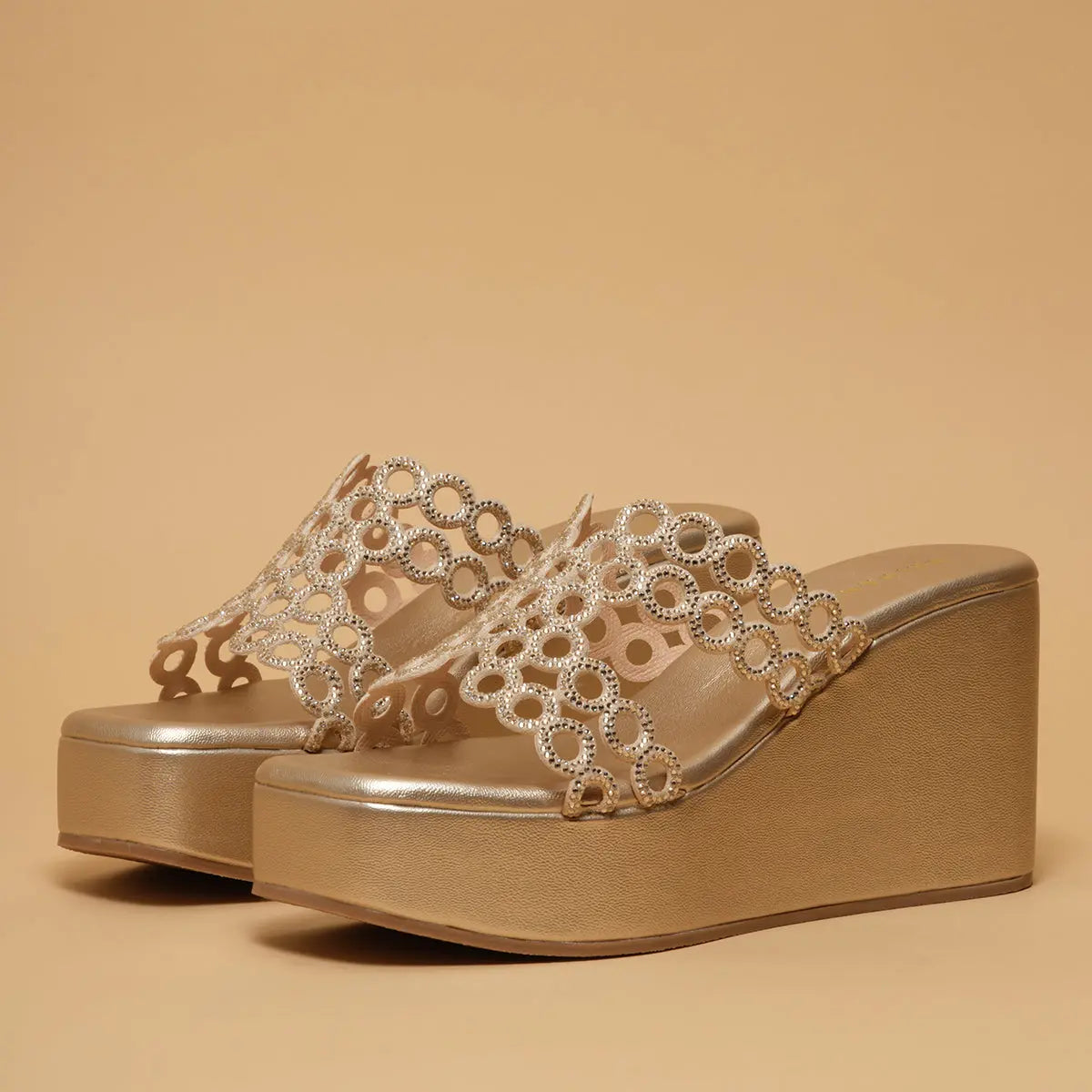 Roohani Rhinestone Wedges Saifi Traders Eridani