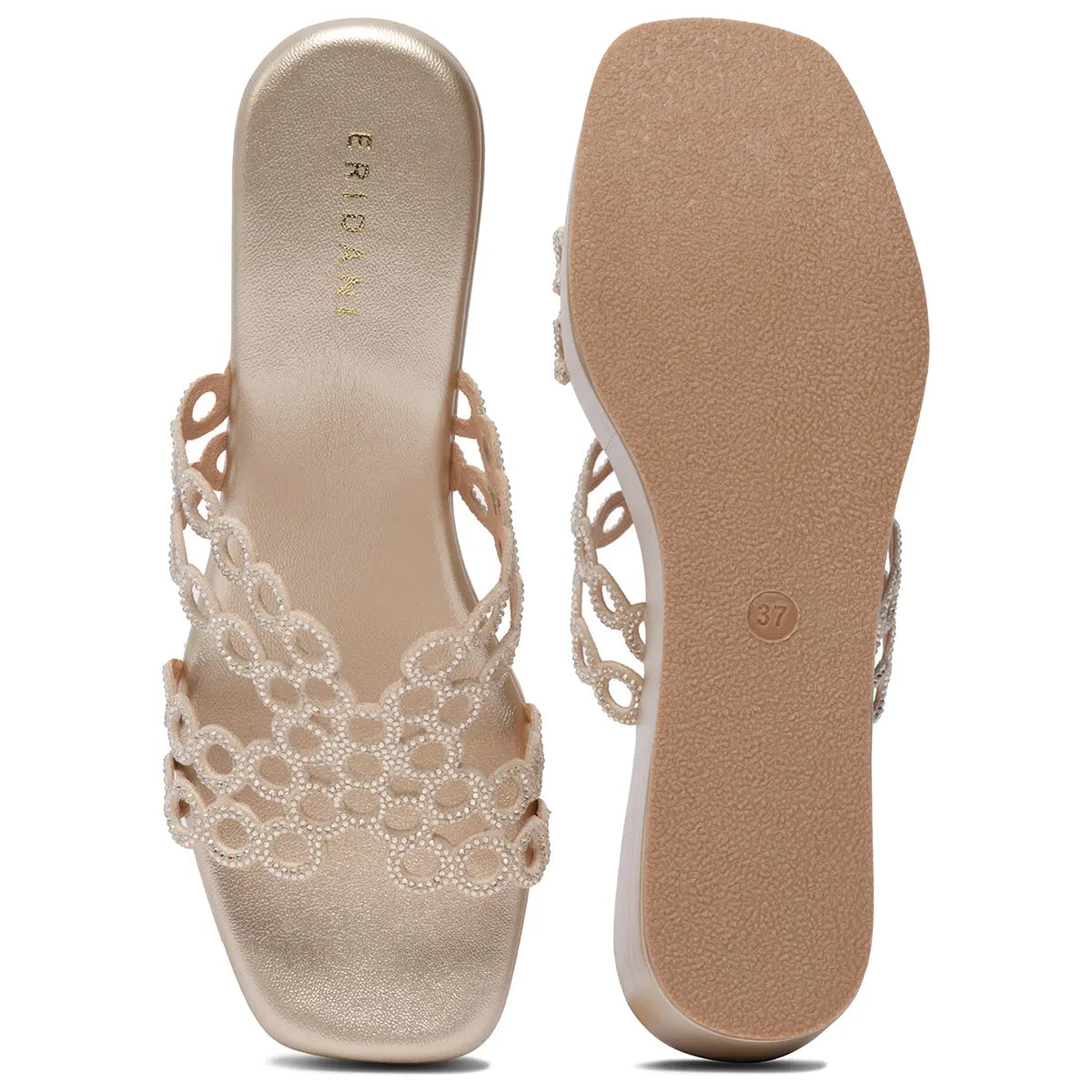 Roohani Rhinestone Wedges Saifi Traders Eridani