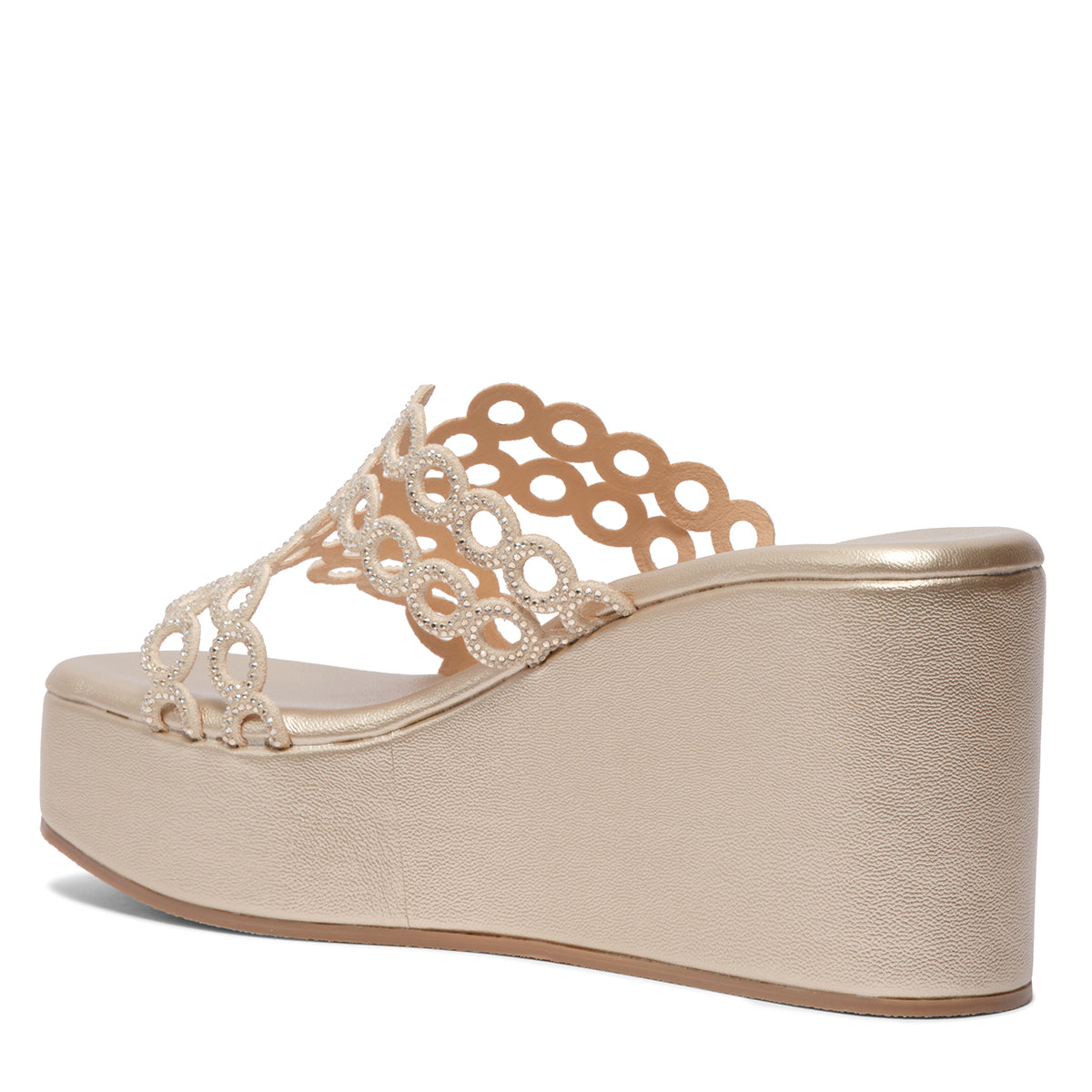Roohani Rhinestone Wedges