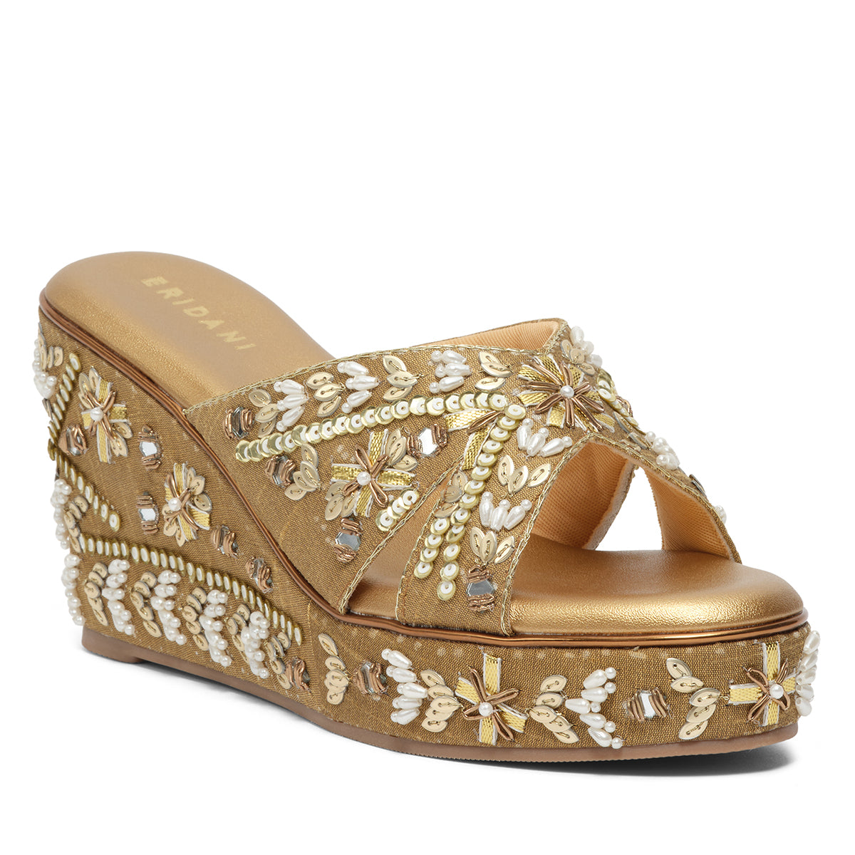 Roohi Embroidered Wedges