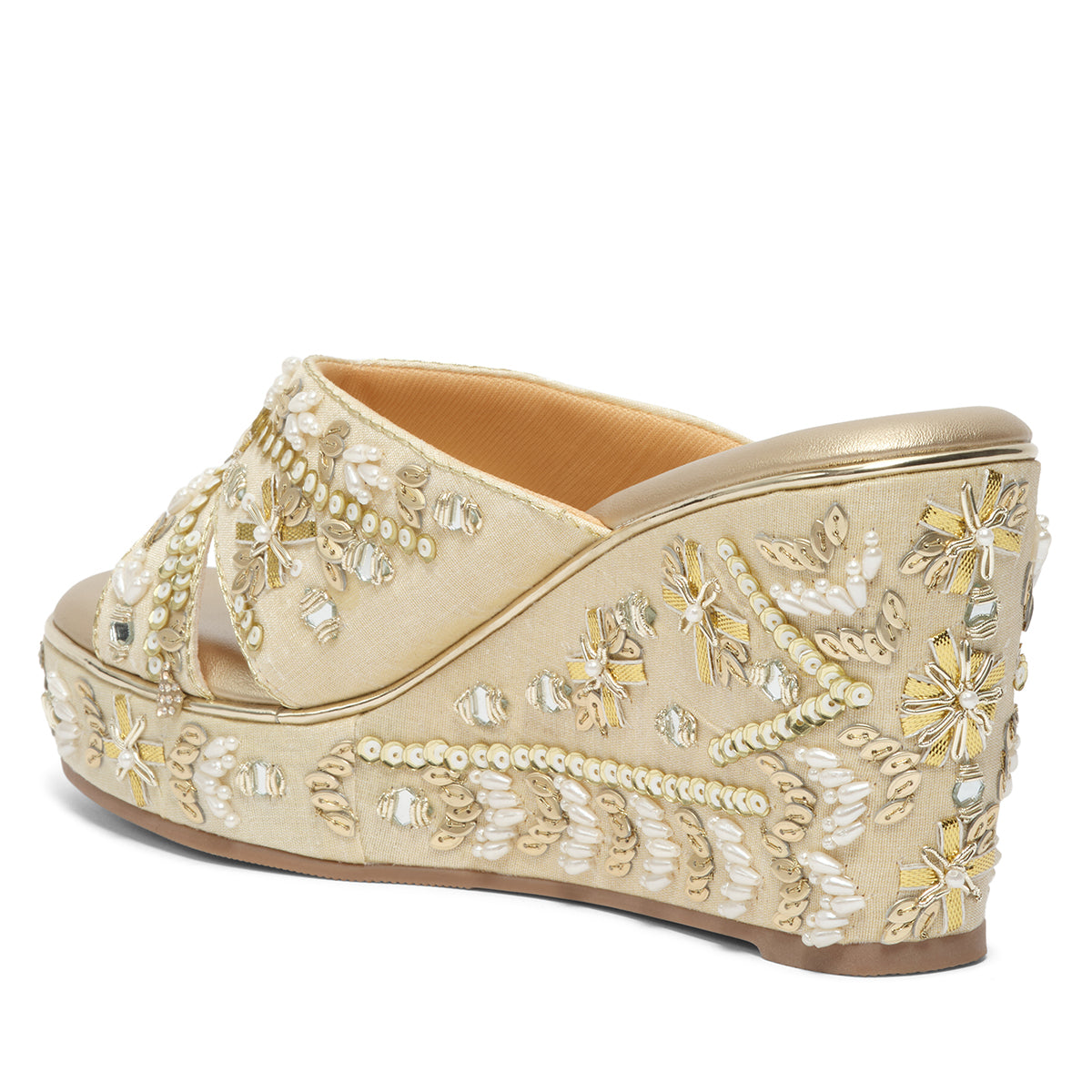 Roohi Embroidered Wedges
