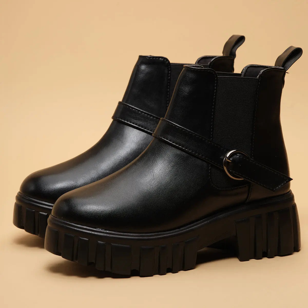 Rosetta Chunky Boots Aleeza International