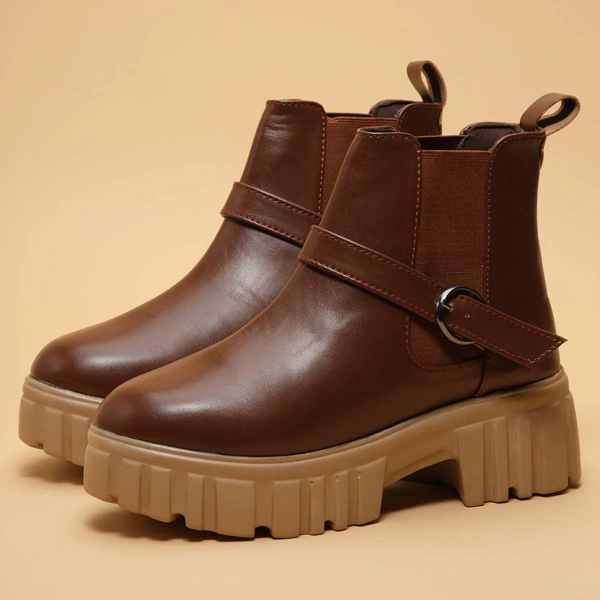Rosetta Chunky Boots Aleeza International