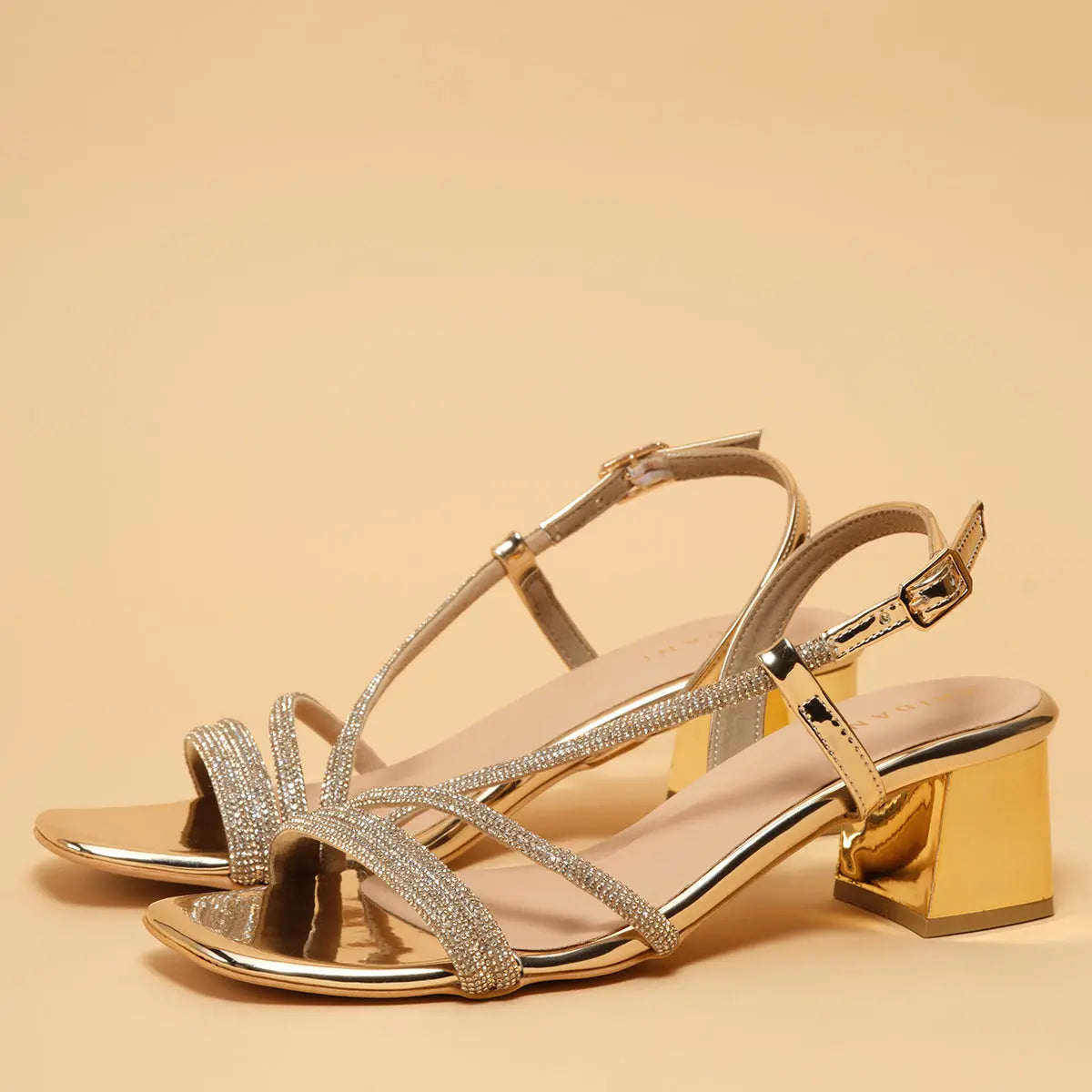 Rutvi Embellished Heels KM Footwear