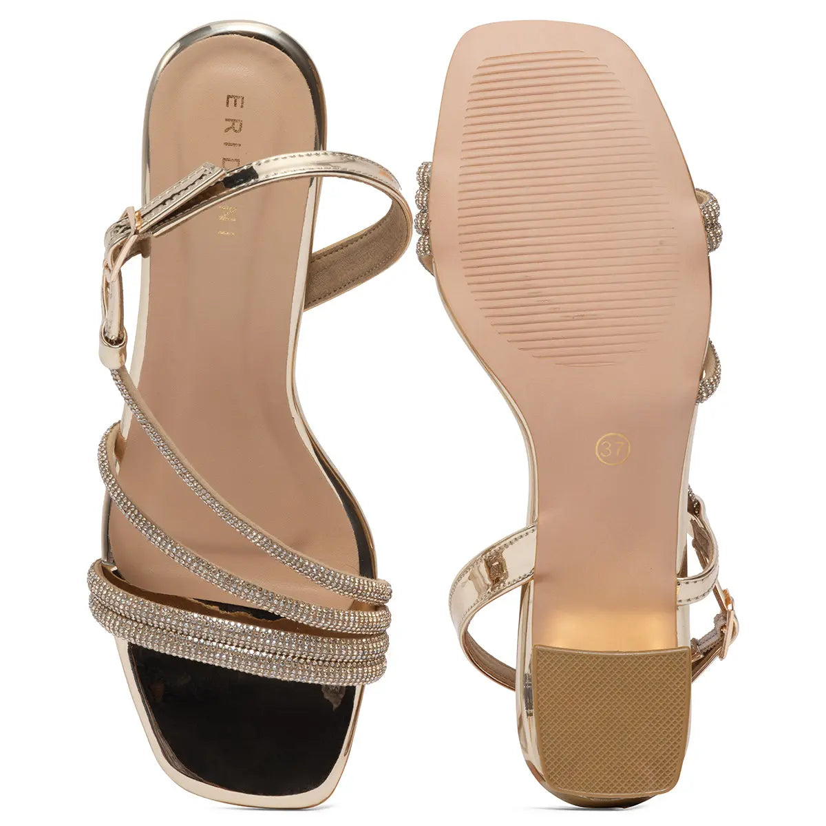 Rutvi Embellished Heels KM Footwear