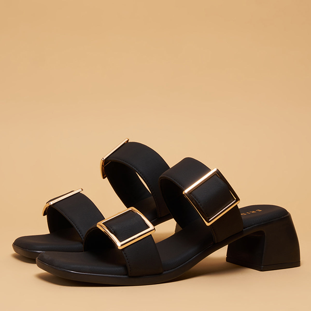 Saisha Double Strap Heels