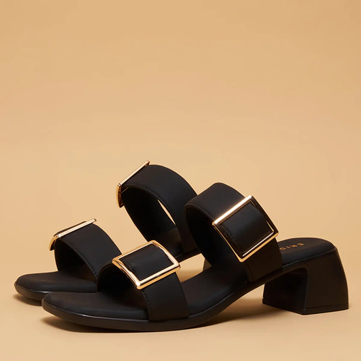 Saisha Double Strap Heels Ina Footwear Eridani