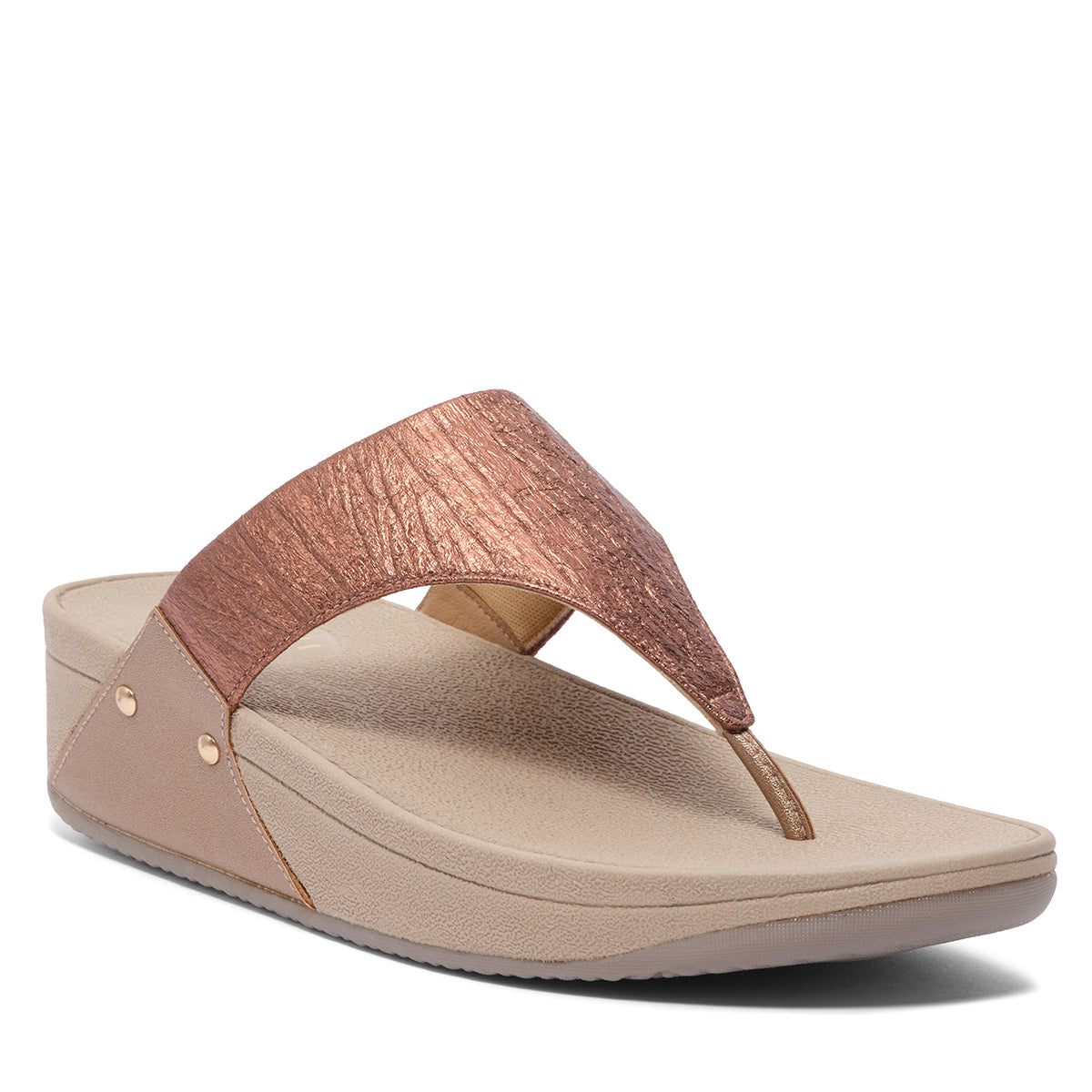 Sana Metallic Flatforms