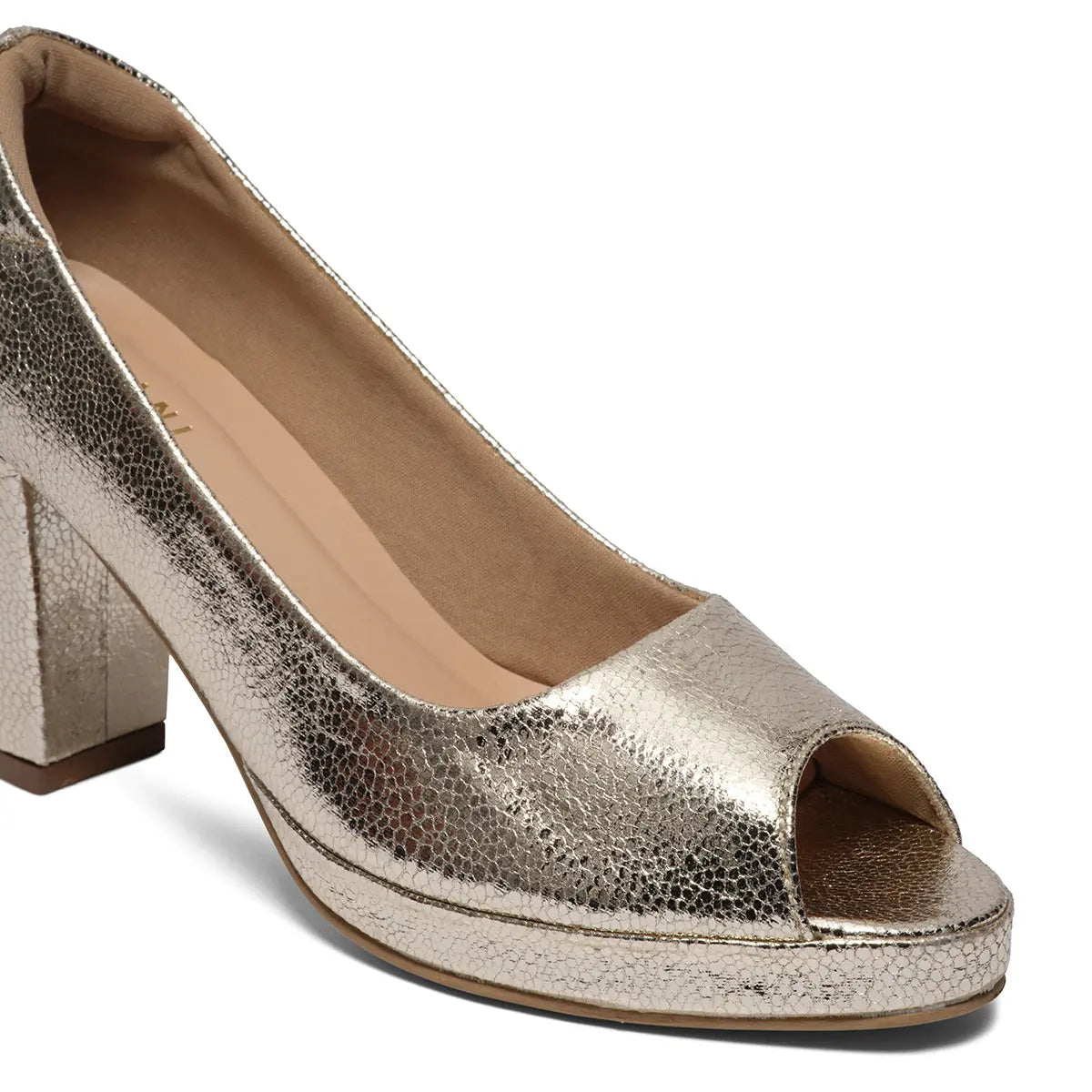 Sandria Textured Pumps Ramjan Brothers