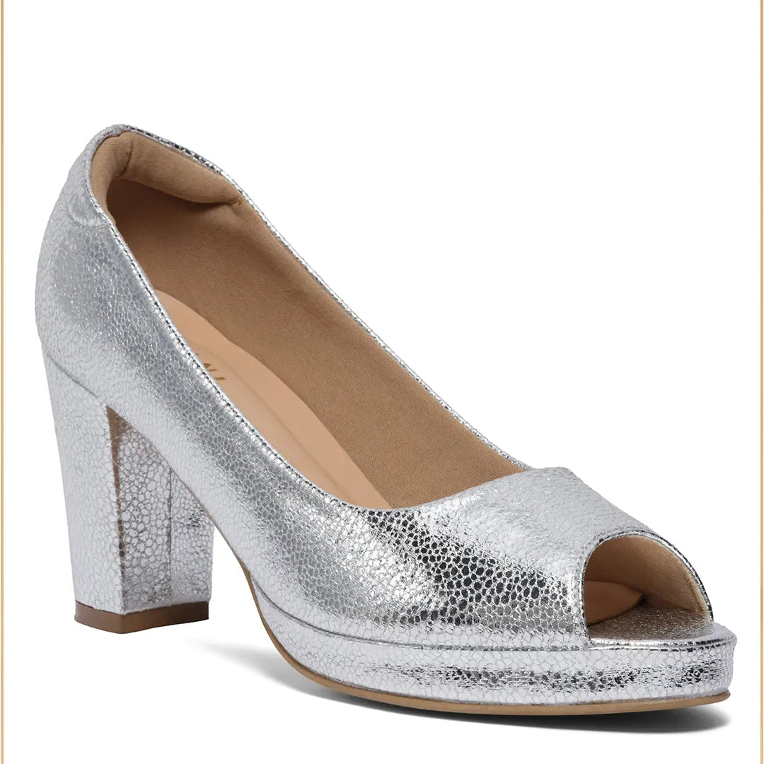 Sandria Textured Pumps Ramjan Brothers