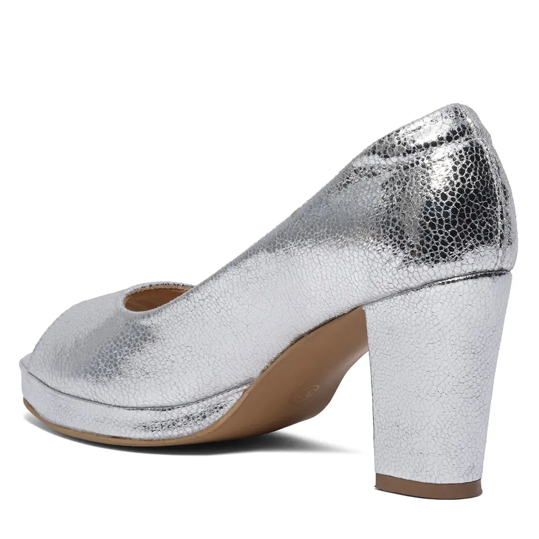 Sandria Textured Pumps Ramjan Brothers