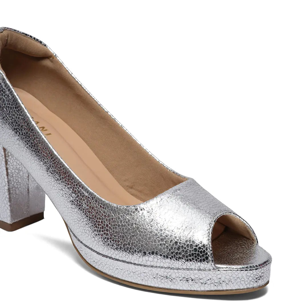 Sandria Textured Pumps Ramjan Brothers