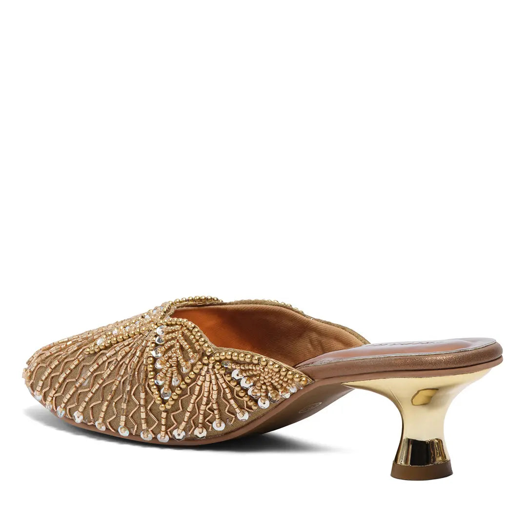 Sarini Embroidered Mules Anshika
