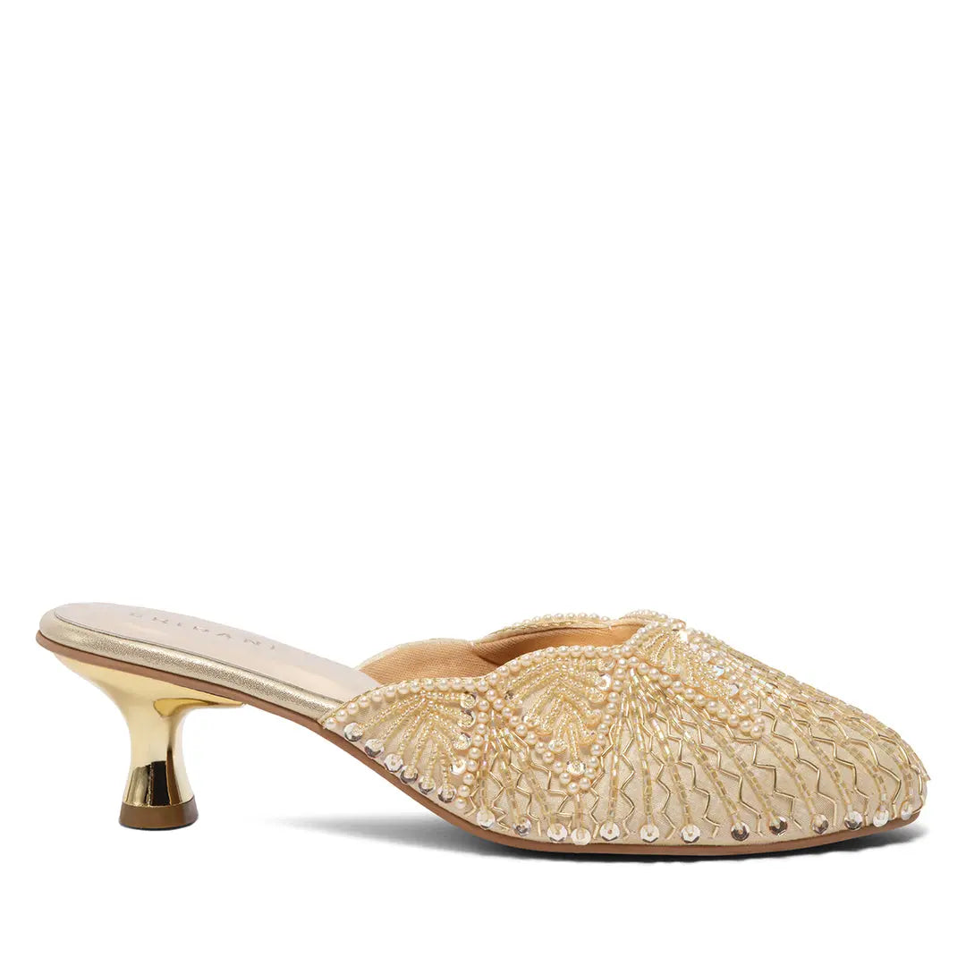 Sarini Embroidered Mules Anshika
