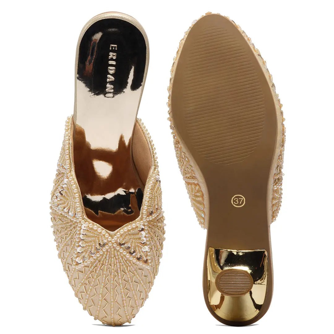 Sarini Embroidered Mules Anshika