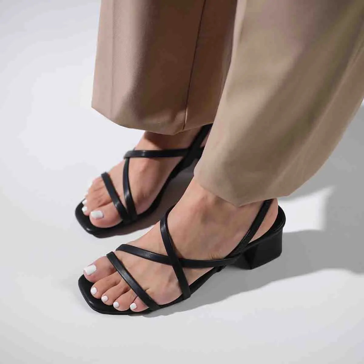 Seren Strappy Heels KM Footwear