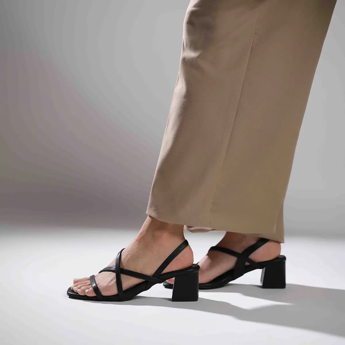 Seren Strappy Heels KM Footwear