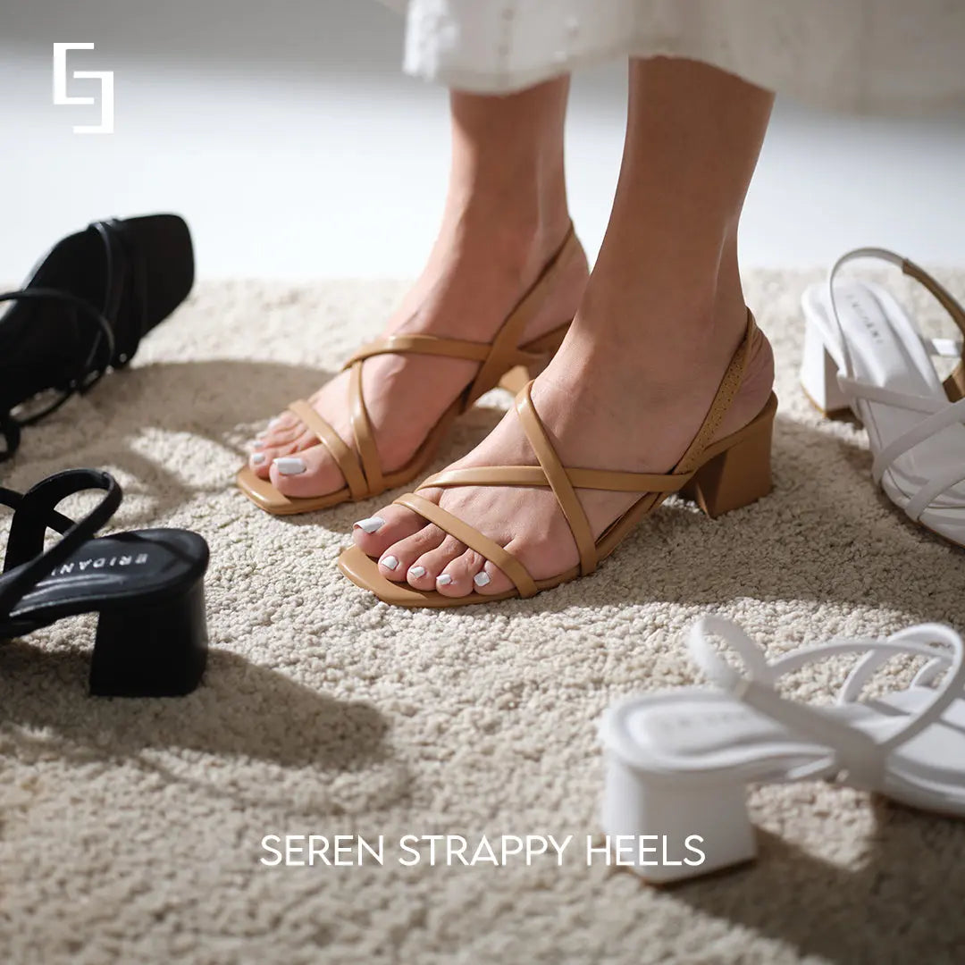 Seren Strappy Heels KM Footwear